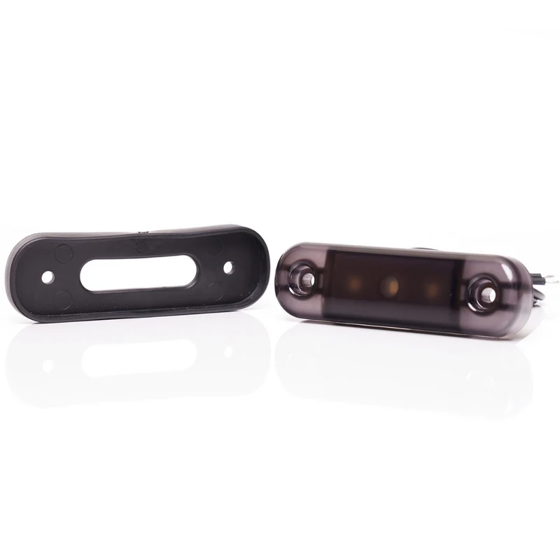 WAS Schwarz getönte Positionsleuchte / Superdunkle Linse / 3 LEDs