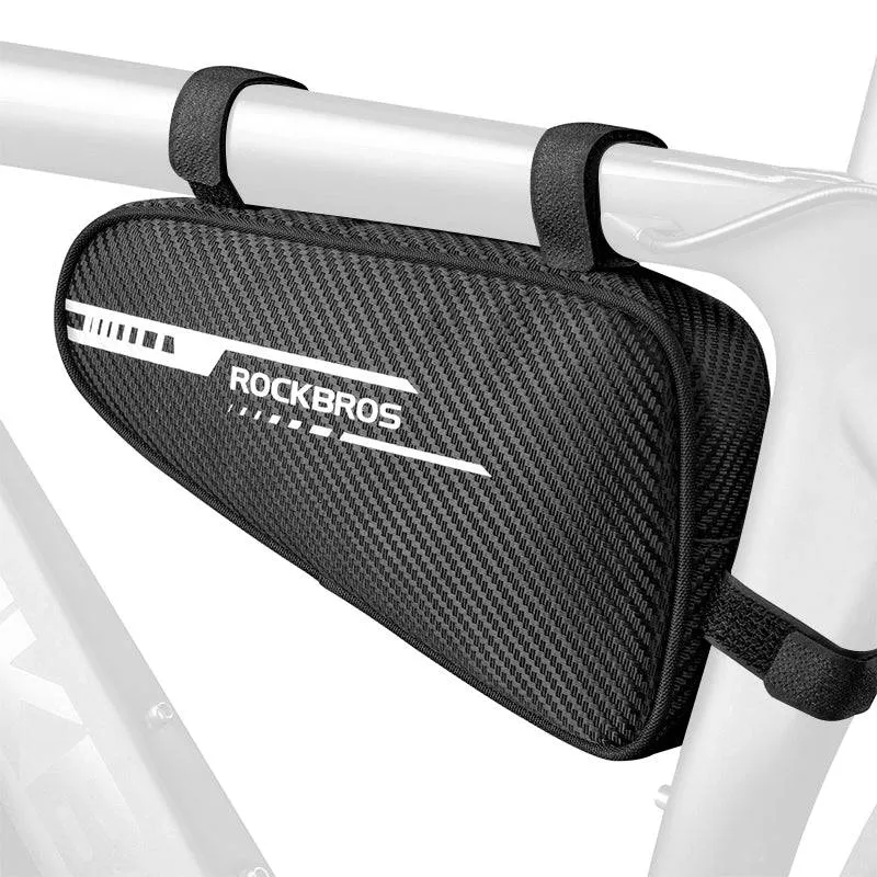 ROCKBROS Rahmentasche wasserdicht Dreieckstasche für MTB & Rennräder 1,2L
