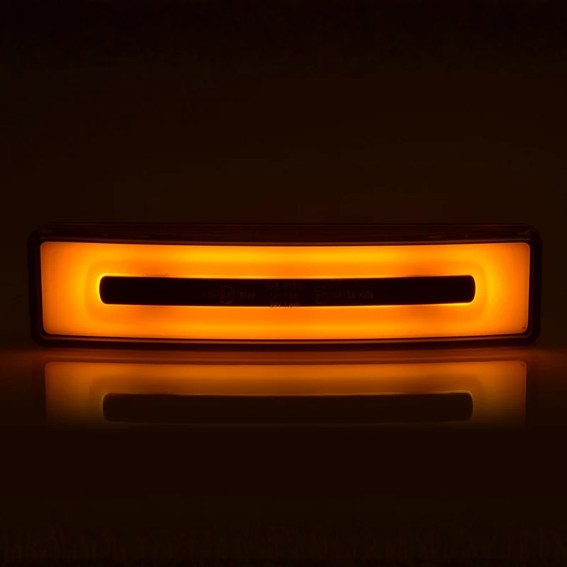 Gelbe Scania Neon-LED-Visierleuchte mit Stecker