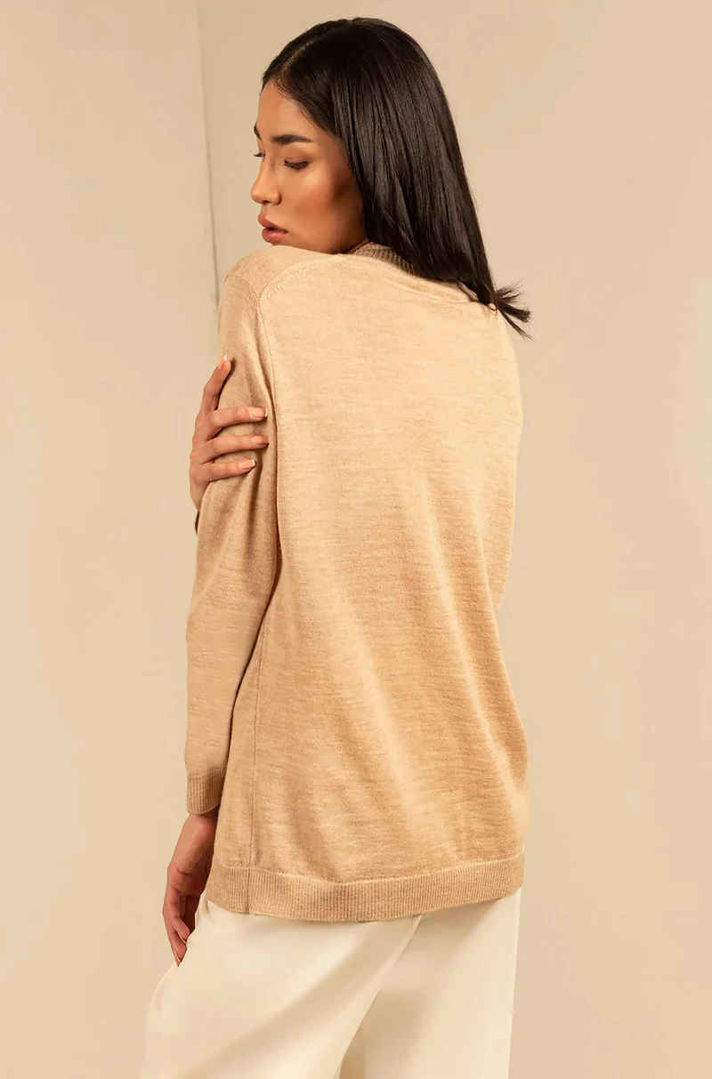 KUNA - Alpaka Damen Pullover Turtleneck - Anahi - 100% Baby-Alpaka