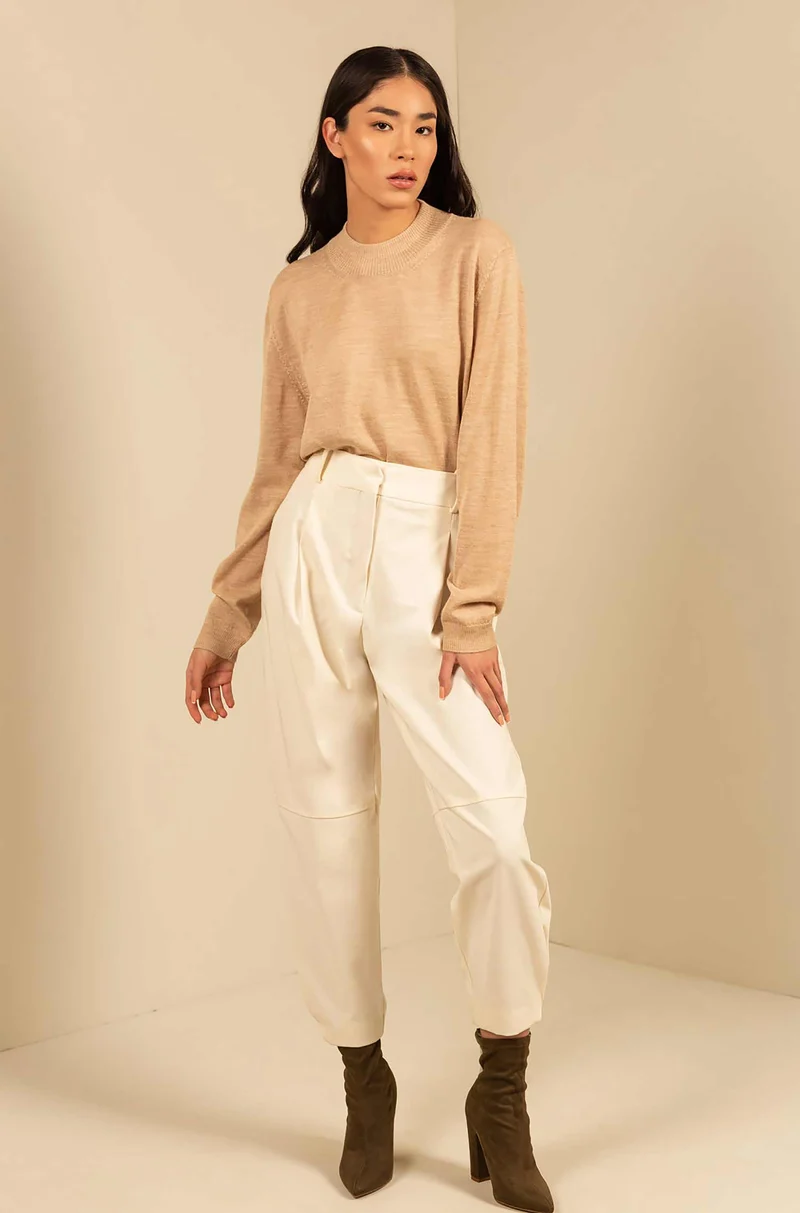 KUNA - Alpaka Damen Pullover Turtleneck - Anahi - 100% Baby-Alpaka