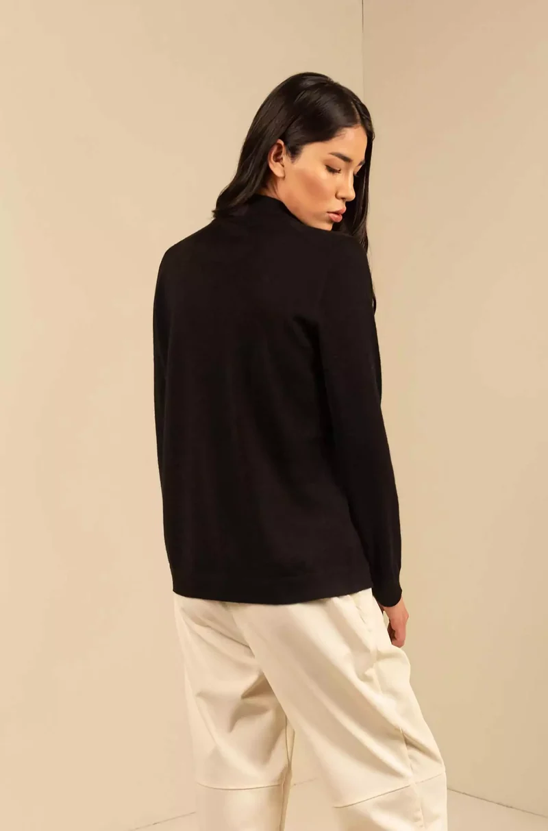 KUNA - Alpaka Damen Pullover Turtleneck - Anahi - 100% Baby-Alpaka