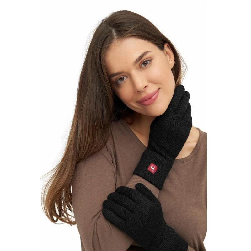 Apu Kuntur - Alpaka Fingerhandschuhe Uni – 100% Baby-Alpaka