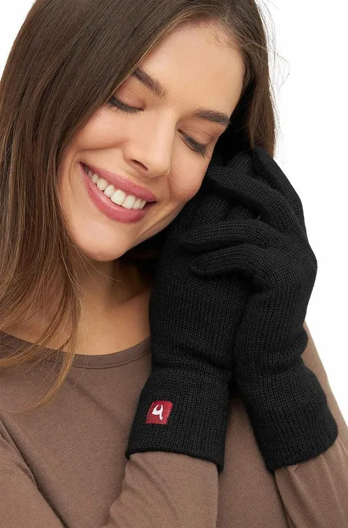 Apu Kuntur - Alpaka Fingerhandschuhe Uni – 100% Baby-Alpaka