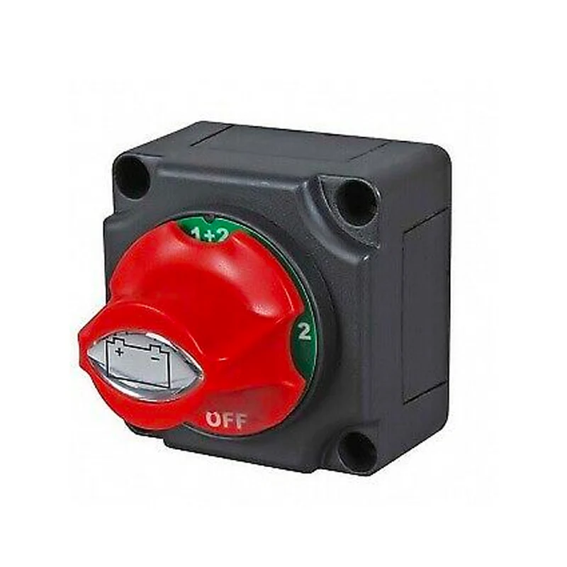 Boxmontierter Batterietrennschalter für 2 Batterien