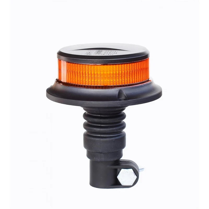 Gelbe LED-Leuchte mit Flexi-DIN-Montage / Flat Top