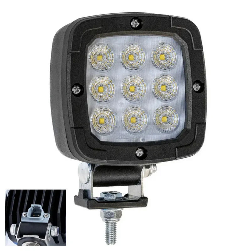 Fristom Premium LED-Arbeitsscheinwerfer 1800 Lumen mit Deutsch DT-Anschlussbuchse