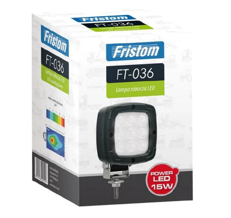 Fristom Premium LED-Arbeitsscheinwerfer 1800 Lumen mit Deutsch DT-Anschlussbuchse