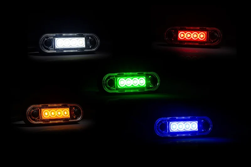 LED-Positionsleuchten mit getönter Linse