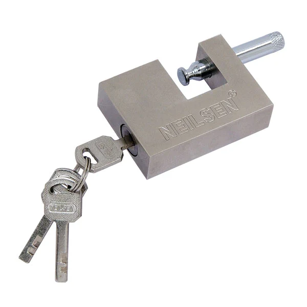 Vorhängeschloss mit Panzerverschluss / 90 mm, robust
