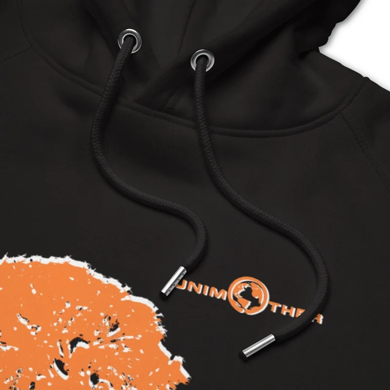 Deforestatioun 85% Bio Koteng 15% Recycléiert Polyester Unisex Pullover Hoodie