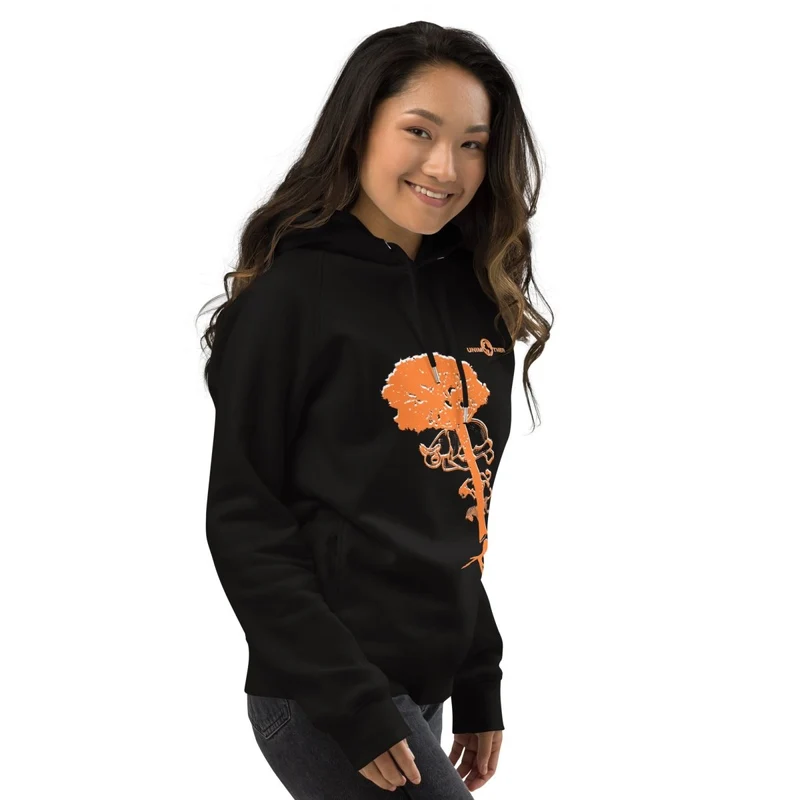 Deforestatioun 85% Bio Koteng 15% Recycléiert Polyester Unisex Pullover Hoodie