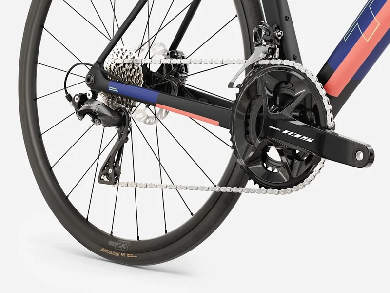 Trek Madone SL 5 Gen 8 Matte Blue/Trek Black/Living Coral 2027