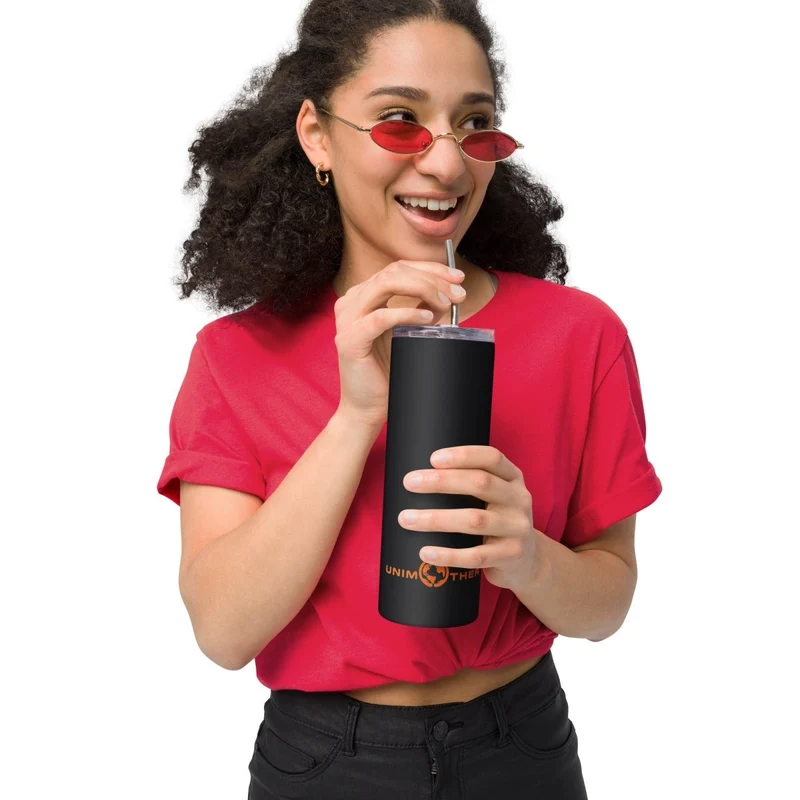 Schwaarz Unimother Edelstahl Tumbler