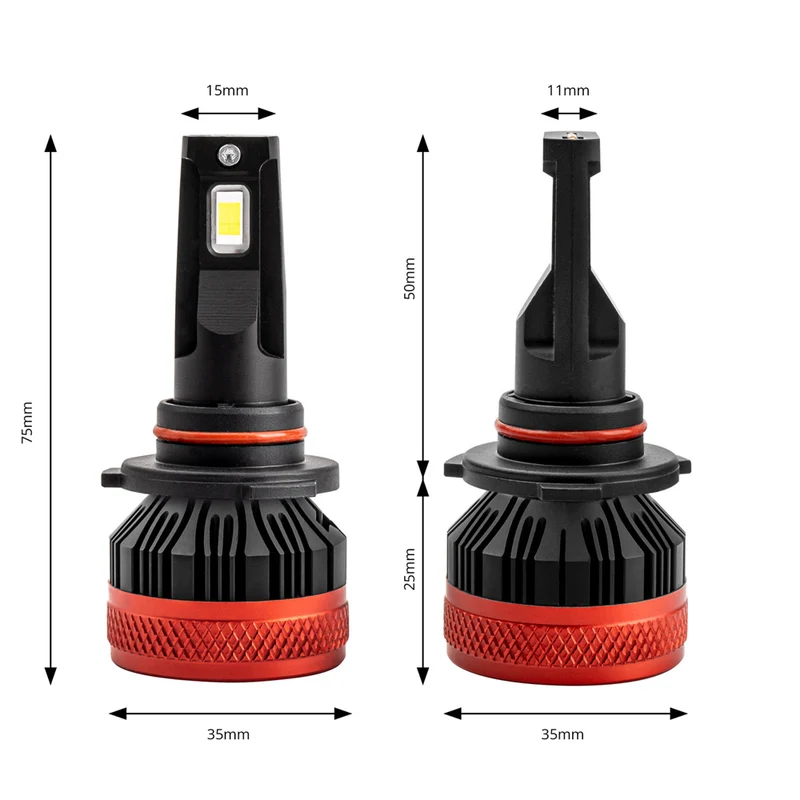 HB3 LED-Scheinwerferlampen / 12V