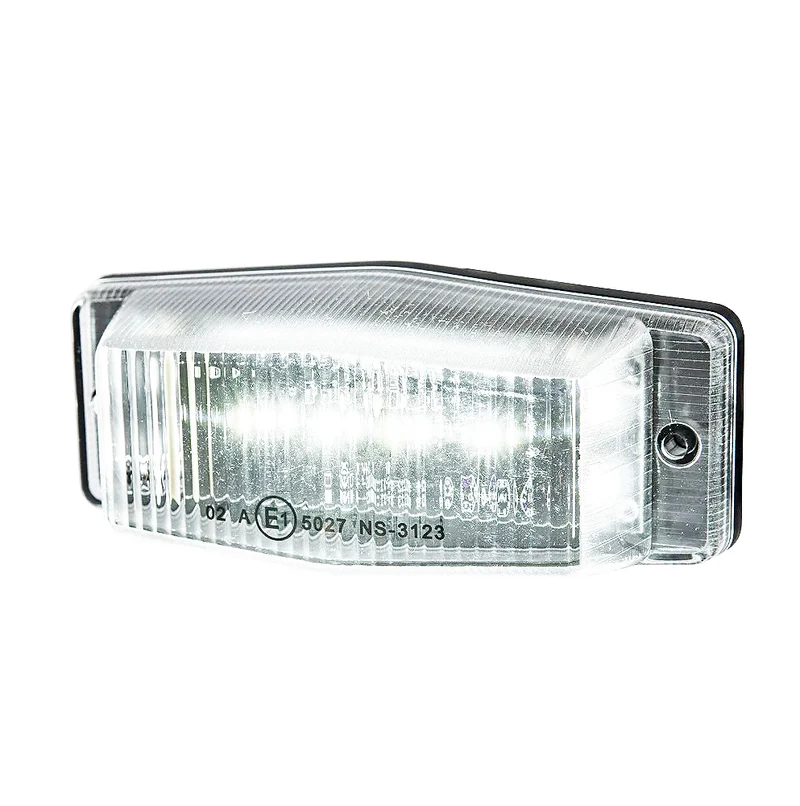 Weiße Doppelbrenner-LED-Leuchte für LKW - "Old School"