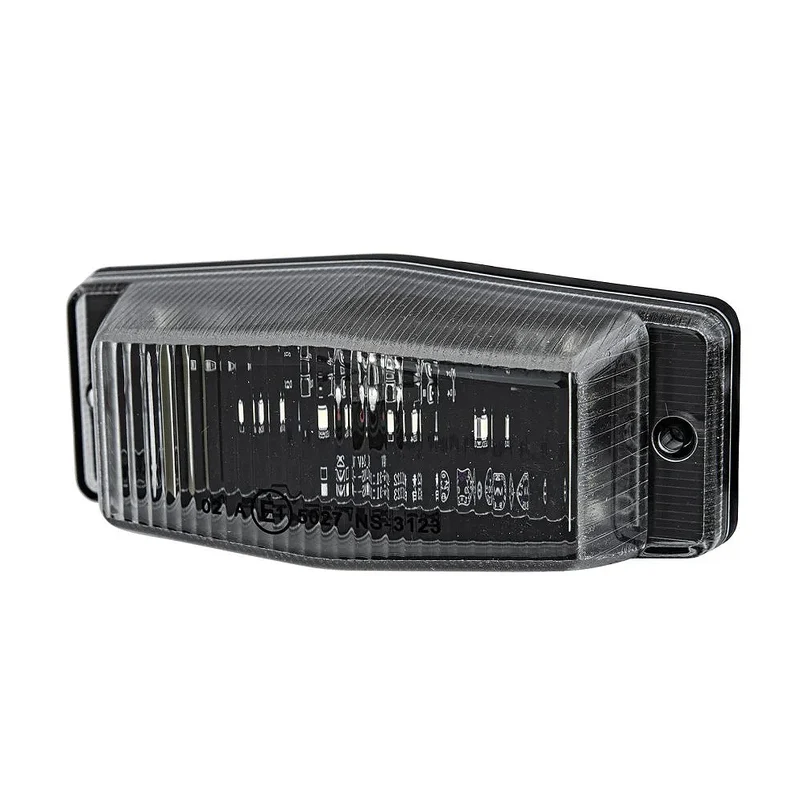 Weiße Doppelbrenner-LED-Leuchte für LKW - "Old School"
