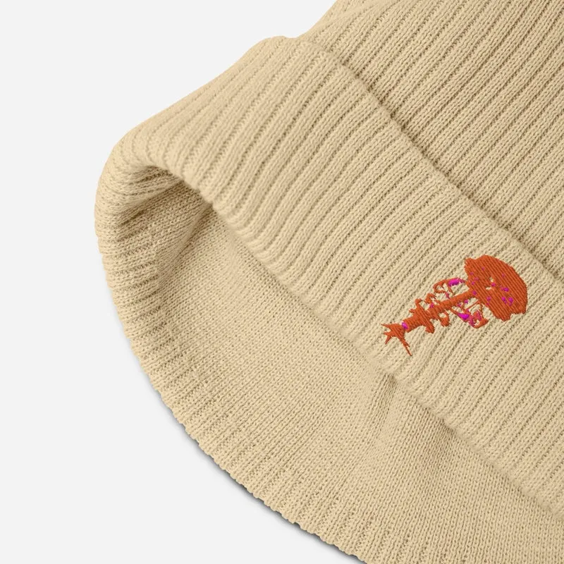 100% Bio Ribbed Cotton Beanie