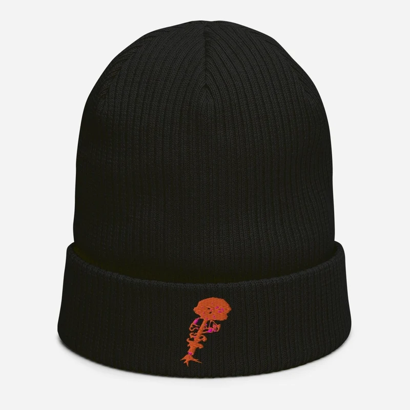 100% Bio Ribbed Cotton Beanie