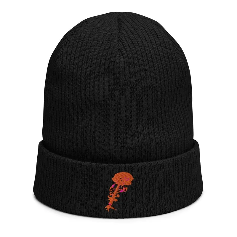 100% Bio Ribbed Cotton Beanie