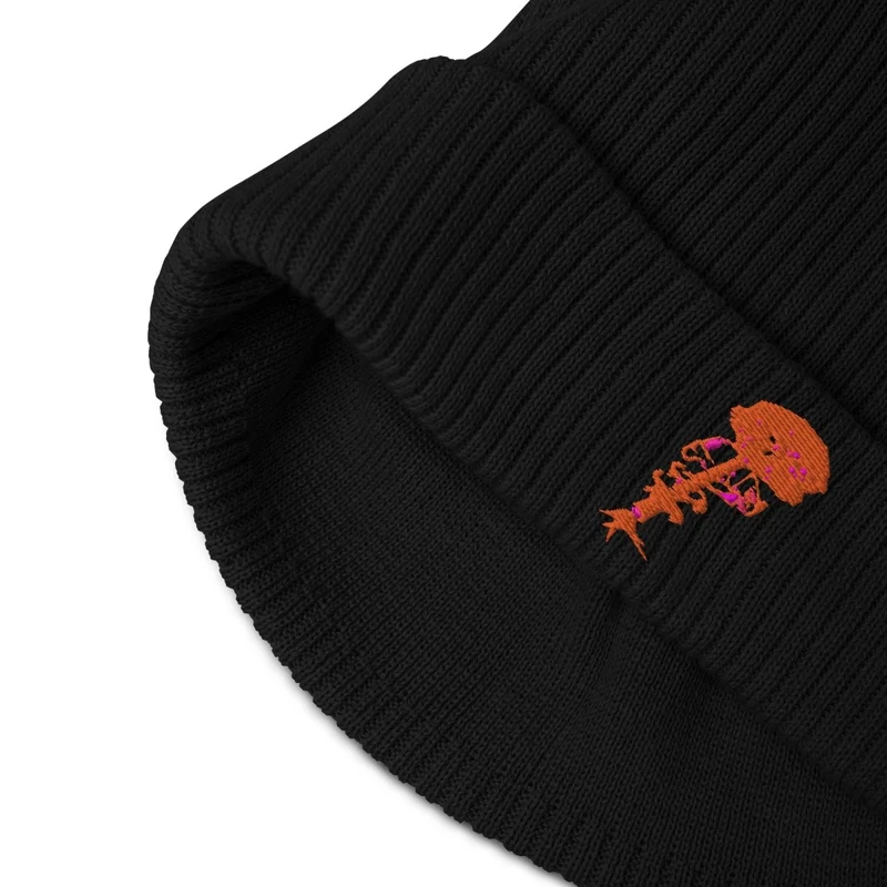 100% Bio Ribbed Cotton Beanie