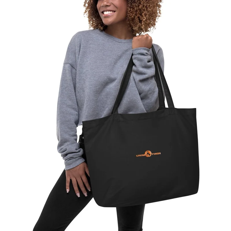 Schwaarz Unimother Grouss 100% Bio Koteng Tote Bag