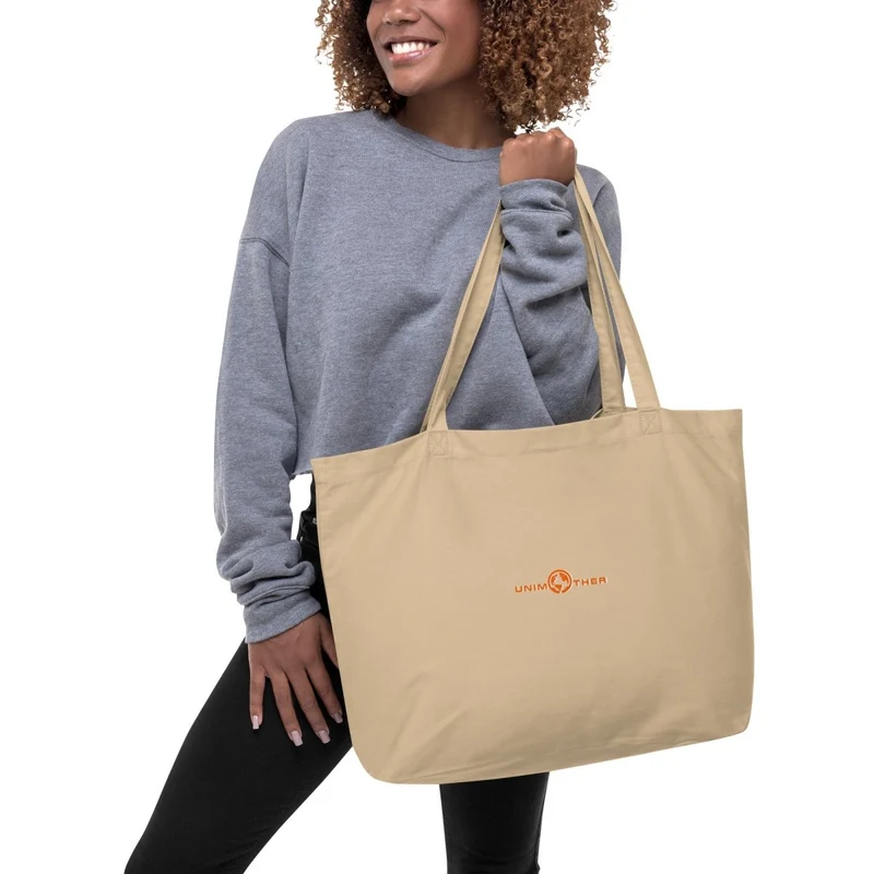 Schwaarz Unimother Grouss 100% Bio Koteng Tote Bag