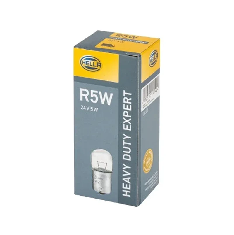 Hella Heavy Duty 24 V 5 W kleine einzelne Rücklichtbirnen / BA15S / 10er-Pack