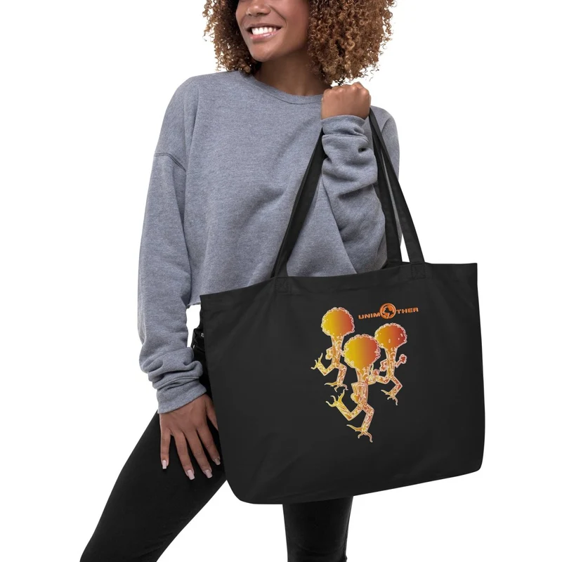 Run Bësch grouss 100% Bio Koteng Tote Bag