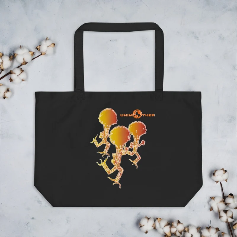 Run Bësch grouss 100% Bio Koteng Tote Bag