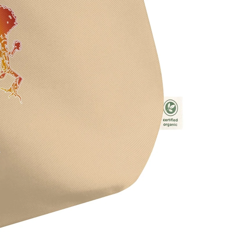 Run Bësch grouss 100% Bio Koteng Tote Bag