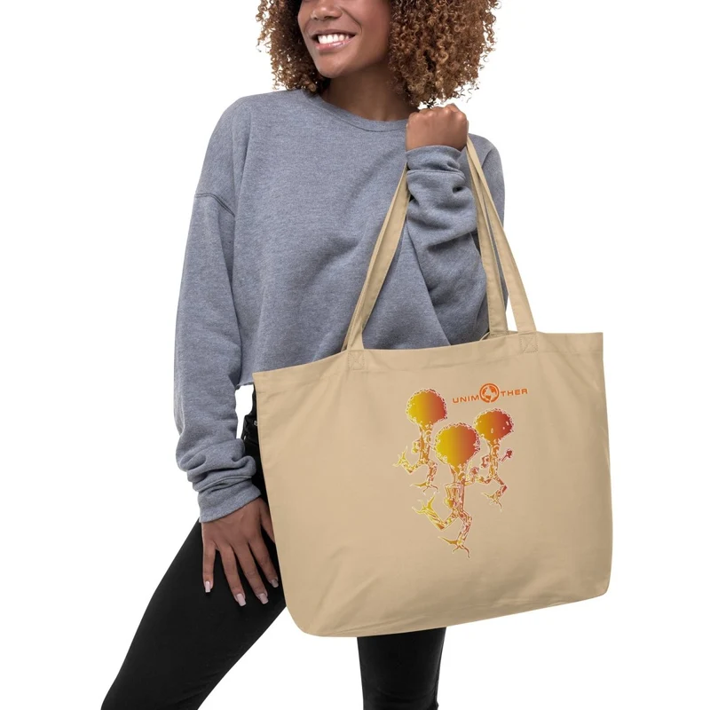 Run Bësch grouss 100% Bio Koteng Tote Bag