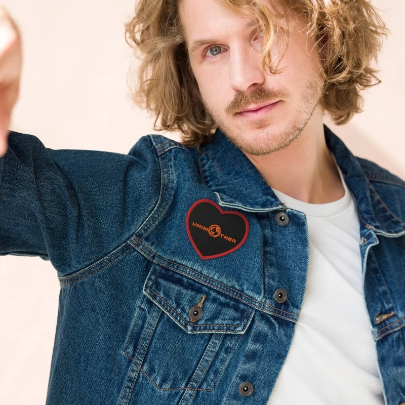 Unimother Broderéiert Patch Häerz