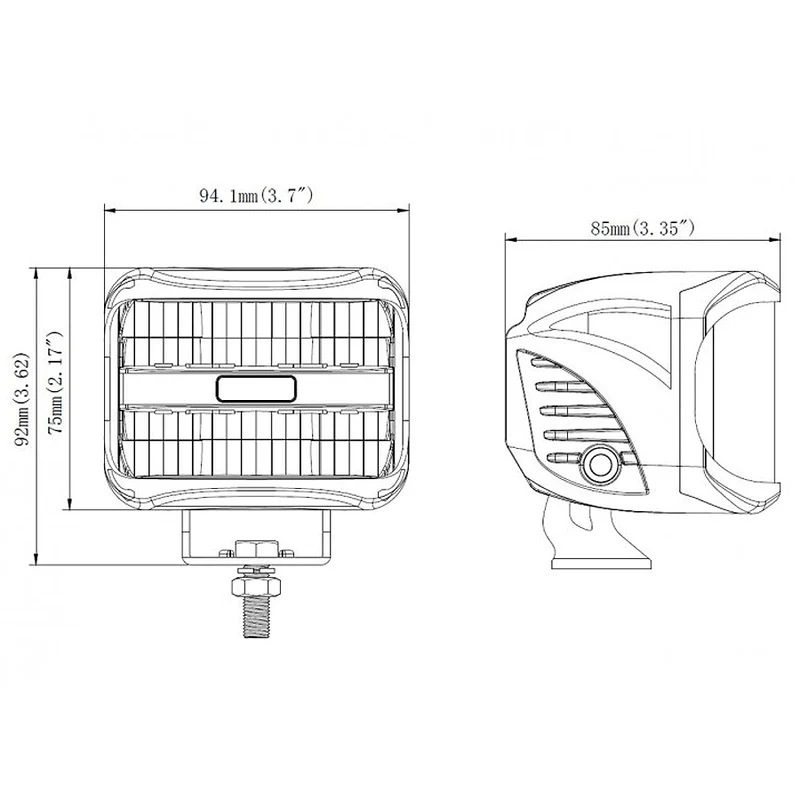 Side Shooter LED-Arbeitsleuchte