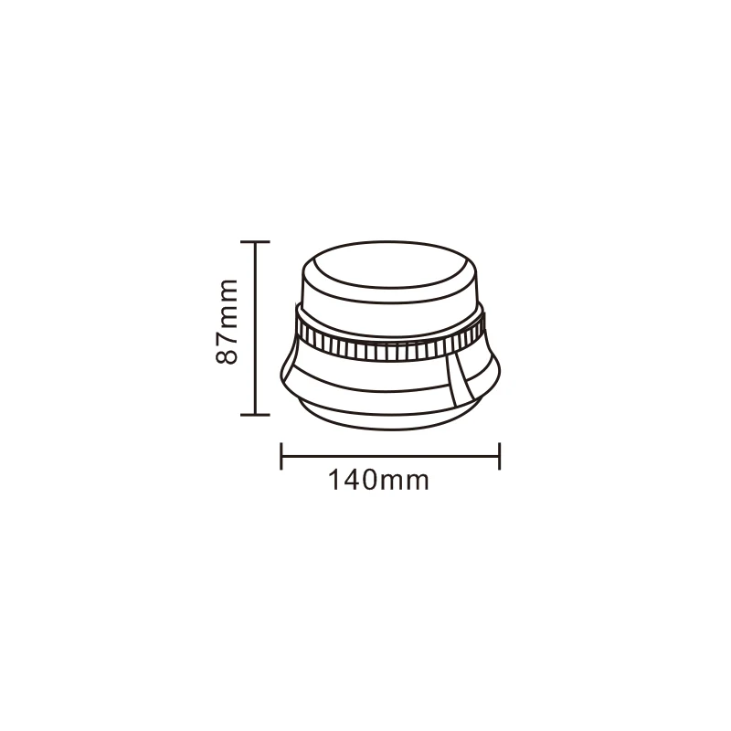 LED-Magnetleuchte mit niedrigem Profil