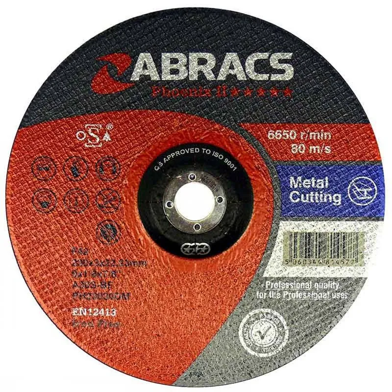 Abracs Ultradünne Metall-Trennscheibe / 230 x 1.9 mm (9 Zoll) / 5er-Pack