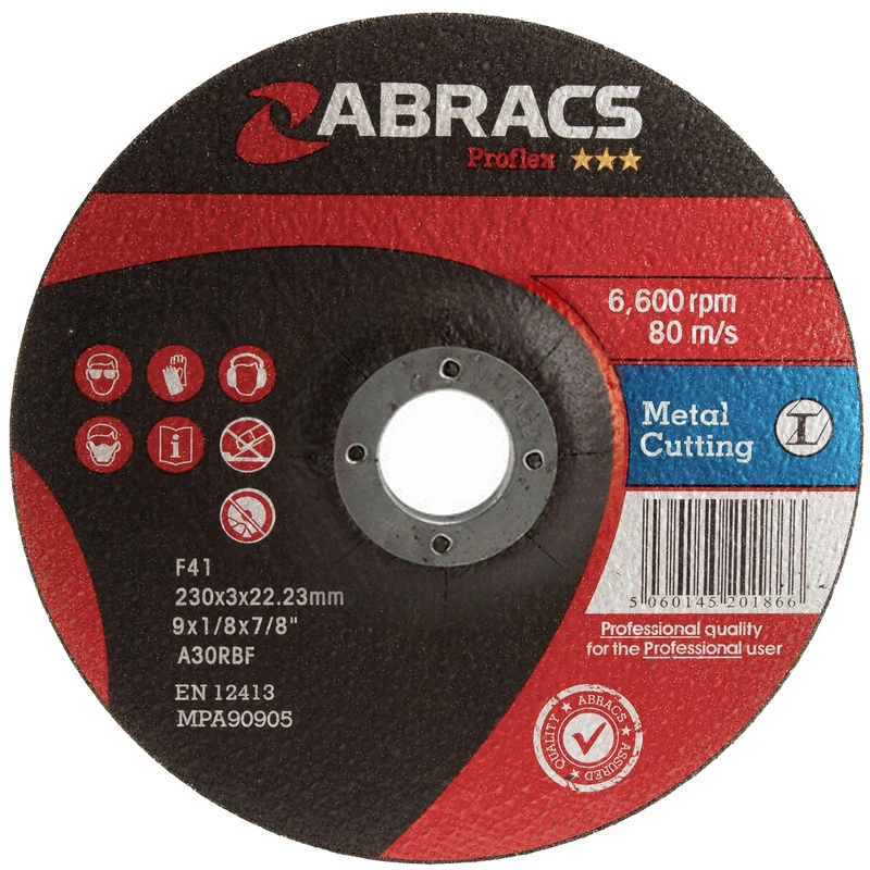 Abracs Proflex Trennscheibe mit vertiefter Mitte / 230 x 3 x 22 mm