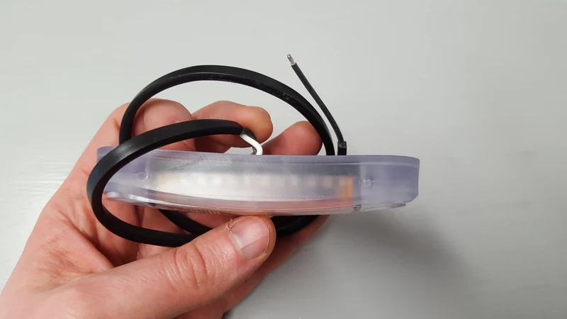 LED-Markierungsleuchte mit Neoneffekt und transparenter Dichtung / Grün