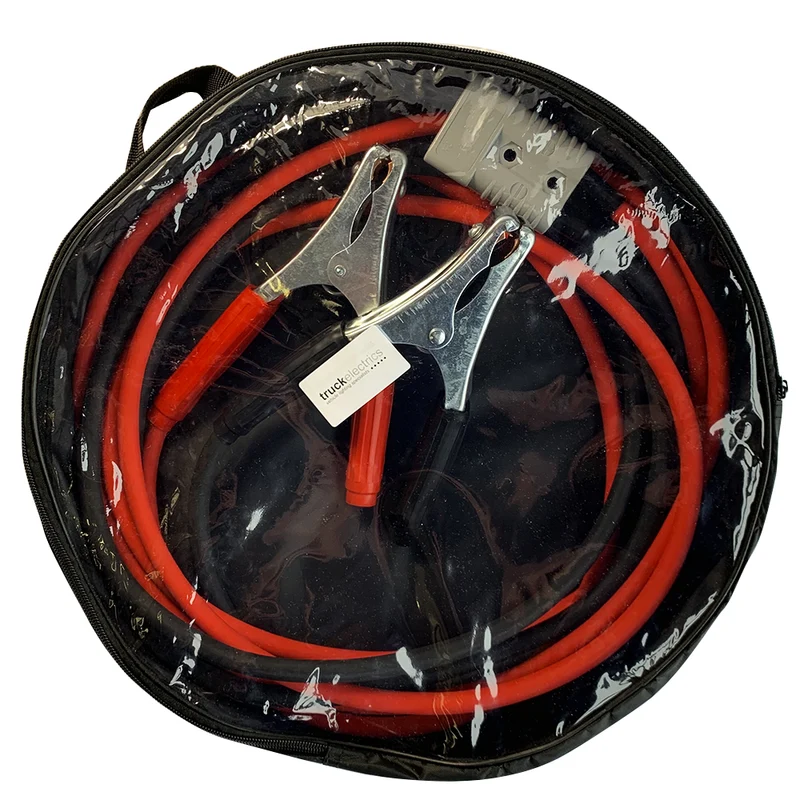 Anderson-Stecker auf Krokodilklemmen-Boosterkabel / 4 Meter