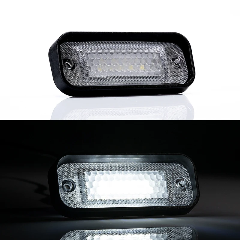 Versenkte LED-Kennzeichenleuchte