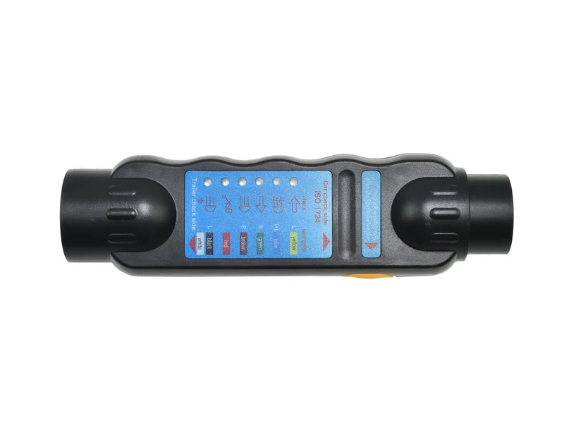 Pkw-Anhänger-Beleuchtungstester mit Adaptern, 12-V-Stecker und 7- bis 13-polige Steckdose