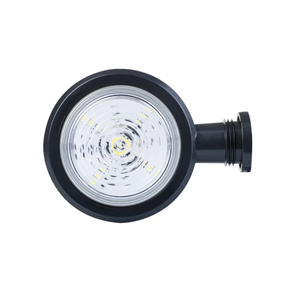 Old School Danish Kurze LED-Umrissleuchte / Rote und klare Linse
