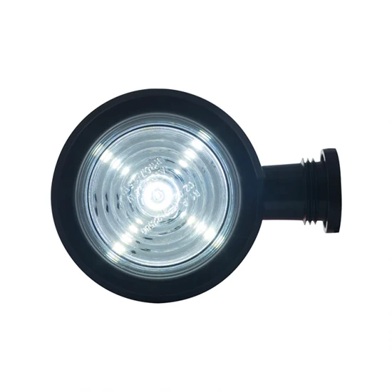 Old School Danish Kurze LED-Umrissleuchte / Rote und klare Linse