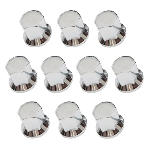 Radmutterabdeckungen im Chrom-Stil / 10er-Pack