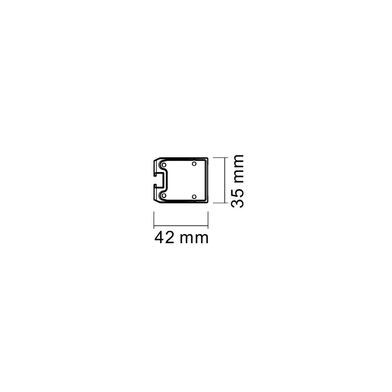 LED-Warnblinklichtleiste / 2 Fuß / 628 mm
