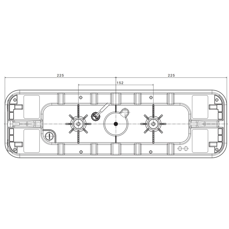Fristom 24V Große LED Anhängerleuchte / 6 x Funktion