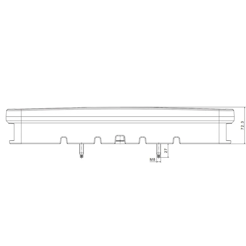 Fristom 24V Große LED Anhängerleuchte / 6 x Funktion