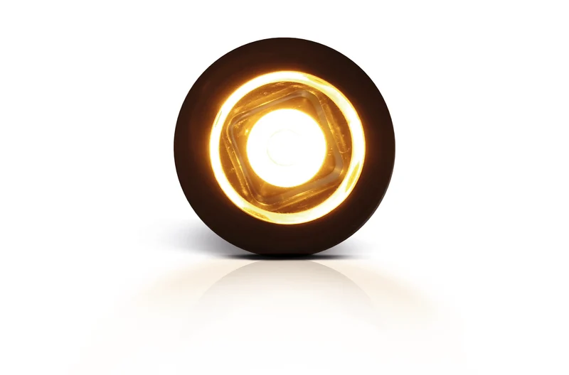 Runde LED-Markierungsleuchte Bulls Eye mit flacher und gebogener Dichtung