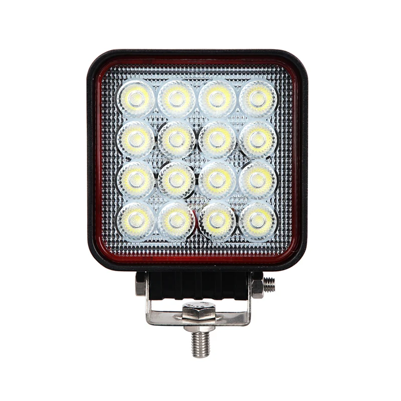 Square Flood Arbeitsscheinwerfer 48 Watt / LED Autolampen