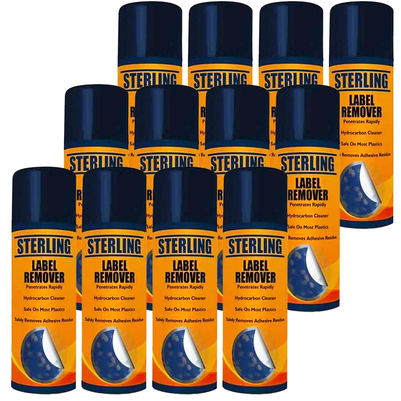 Etiketten-Entferner-Spray 400 ml – Karton mit 12 Dosen